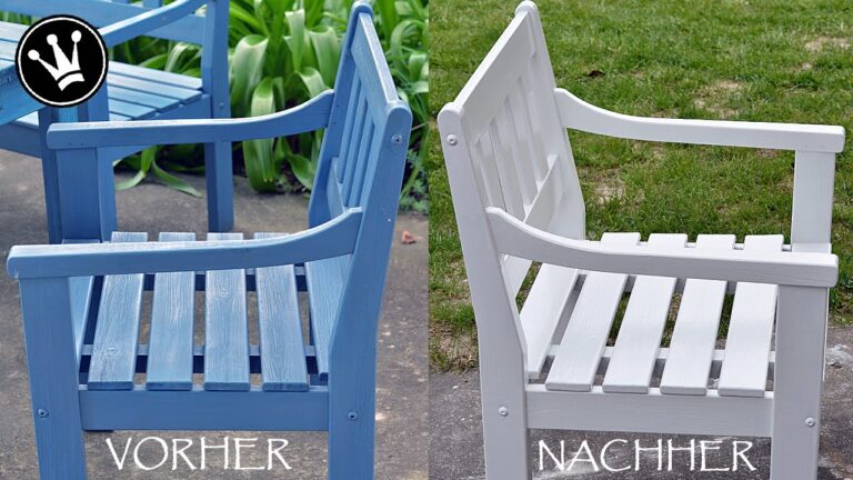 Farbenfrohe Gartenmöbel: So verwandeln Sie Ihre Möbel mit bunter Farbe!