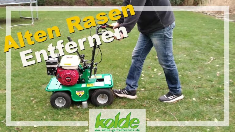 Effizient und schnell: Die neue Rasen Abschälen Maschine revolutioniert die Gartenpflege!