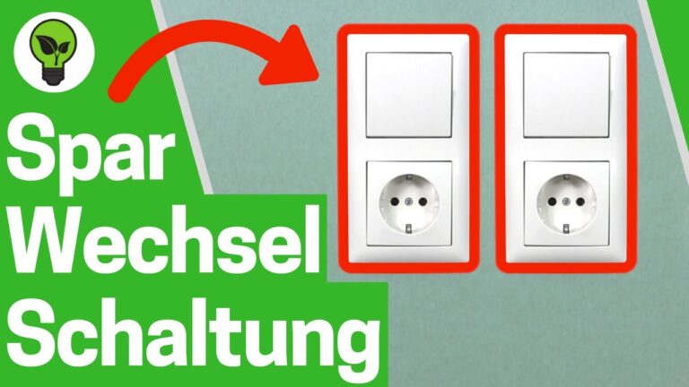 Sparwechselschaltung mit Steckdose: Die Clevere Lösung für effizientes Energiesparen!