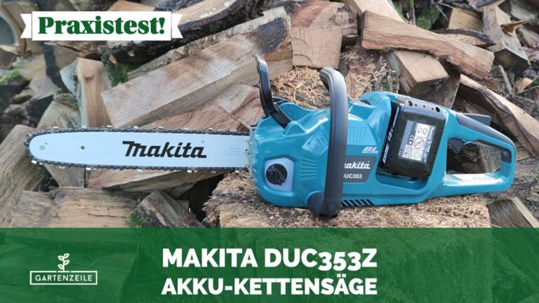 Mühelos arbeiten mit der makita duc353z