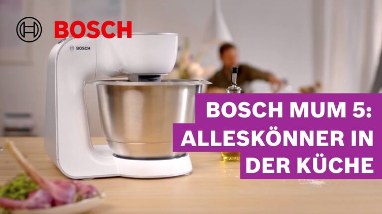 Entdecken Sie den perfekten Bosch Küchenmaschinen