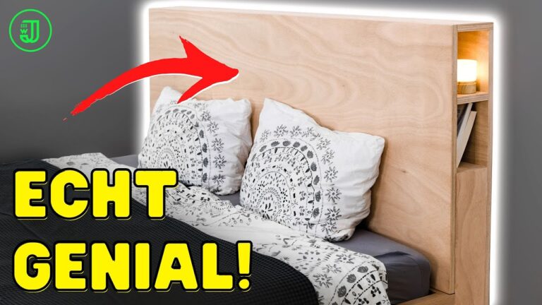 Kreativer Stilmix: Bettrückwand selbst bauen und das Schlafzimmer aufwerten!